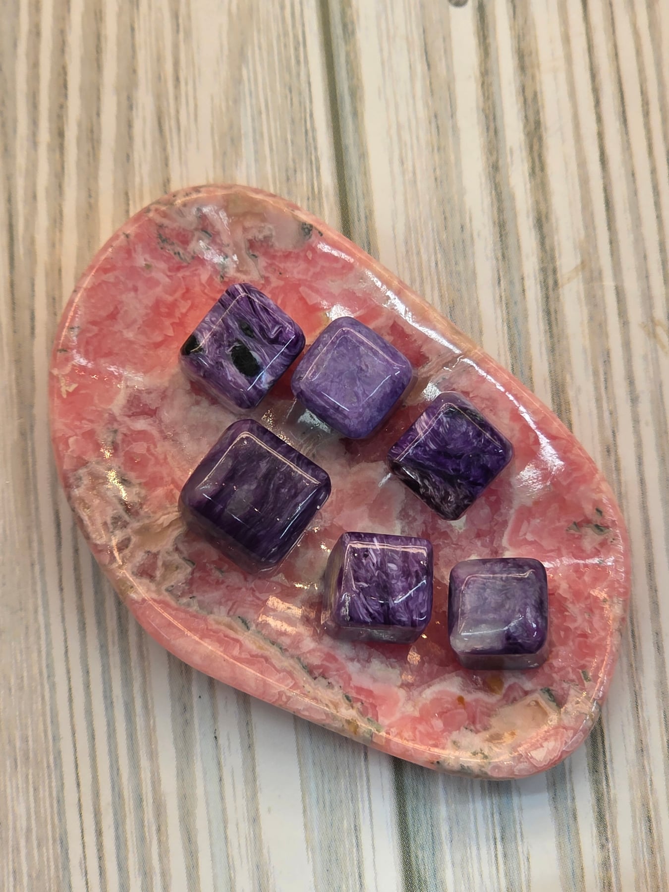 Charoite Mini Cube