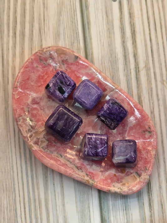 Charoite Mini Cube