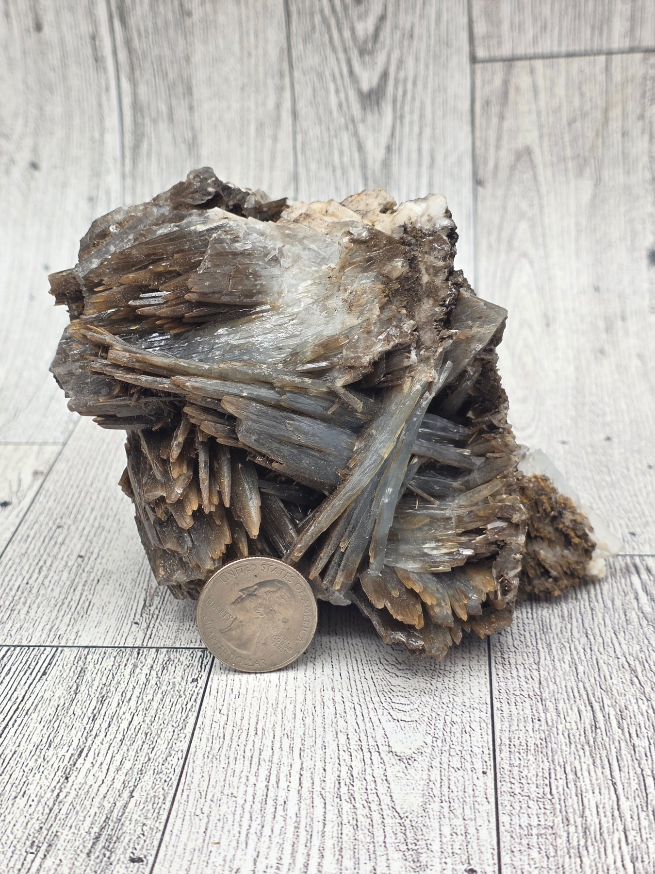 Blue Barite Cluster