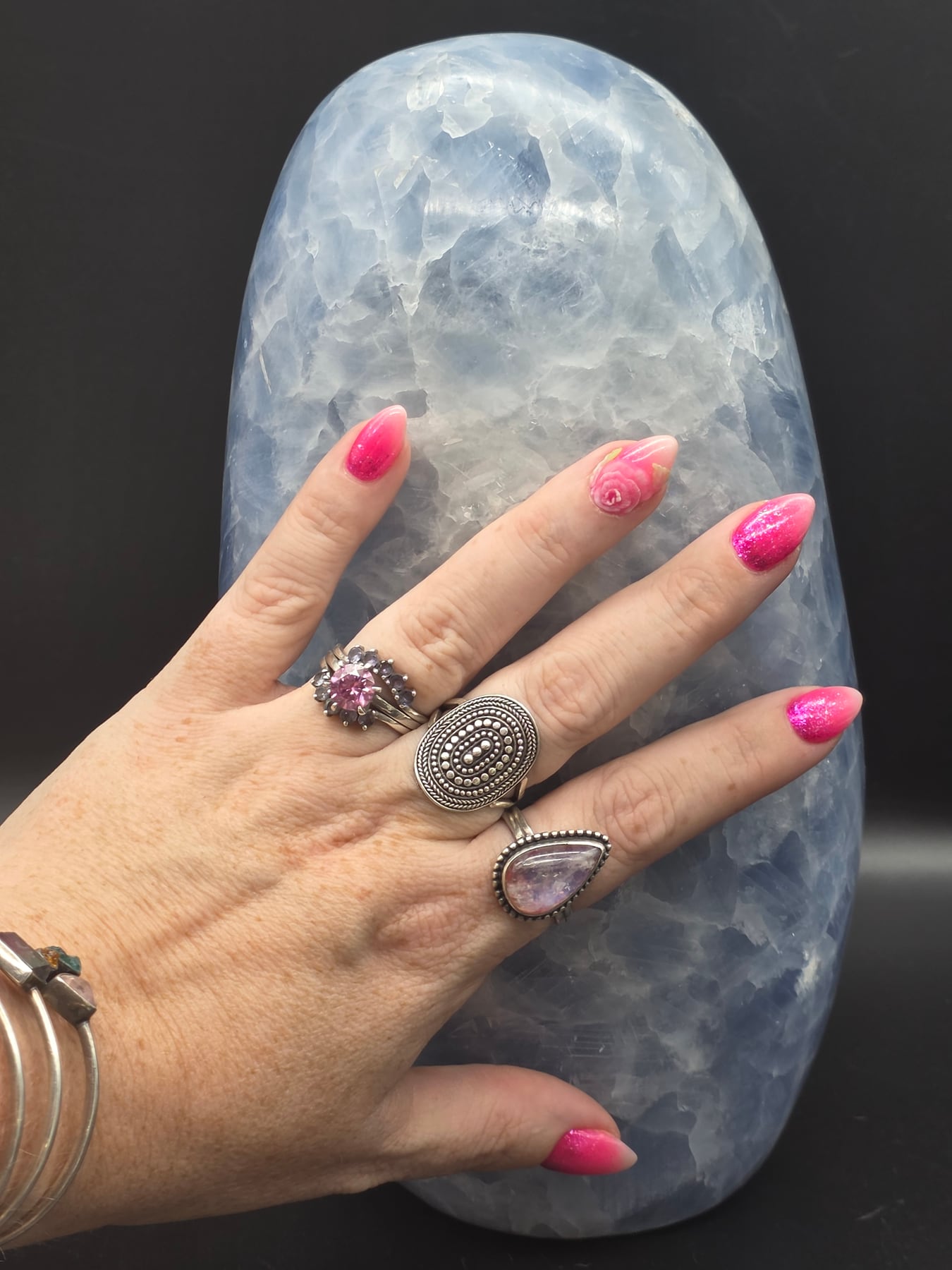 Blue Calcite Freeform