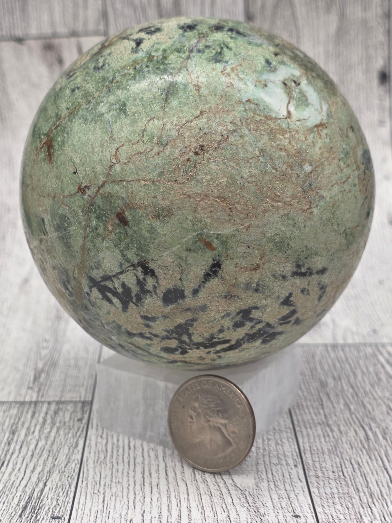 Chrysocolla Sphere