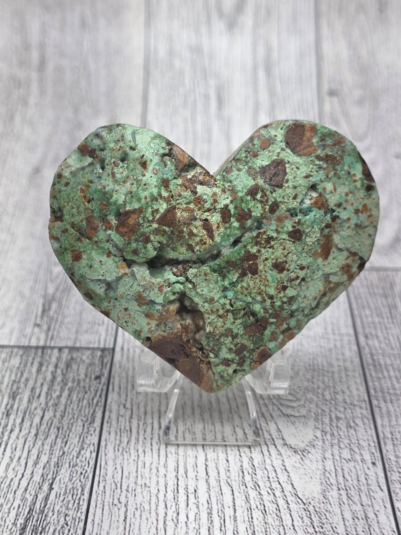 Chrysoprase Heart