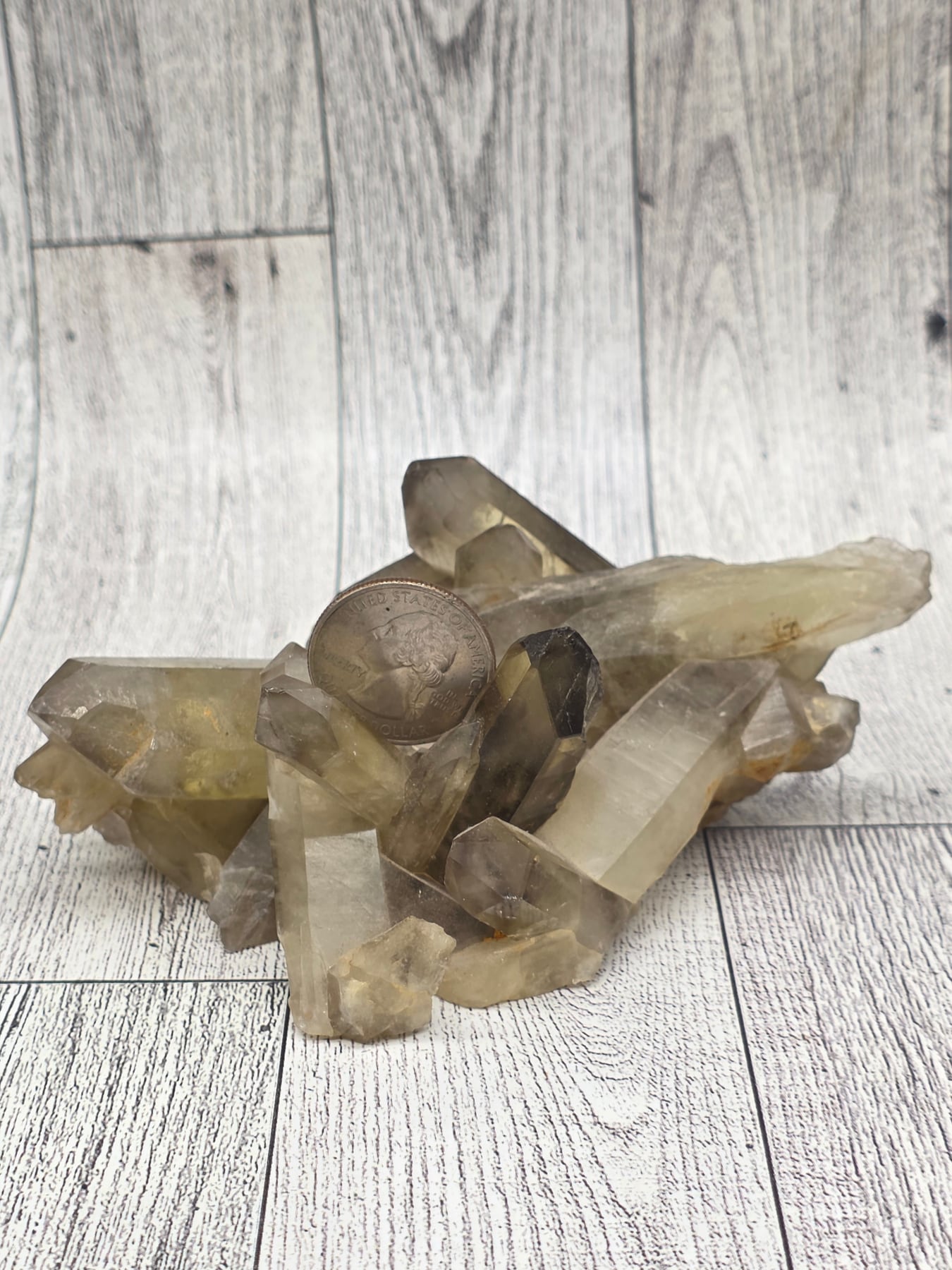 Natural Raw Citrine Cluster