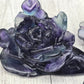 Rainbow Fluorite Flower Carving