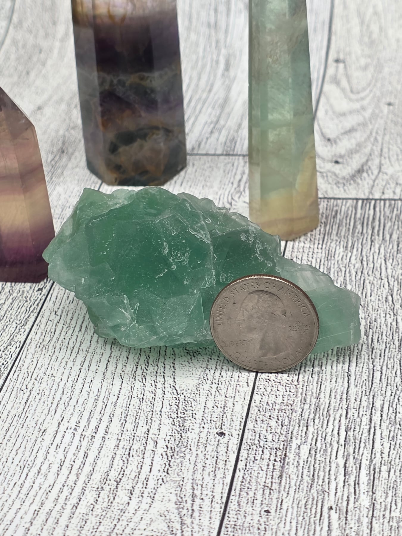 Green Fluorite Specimen
