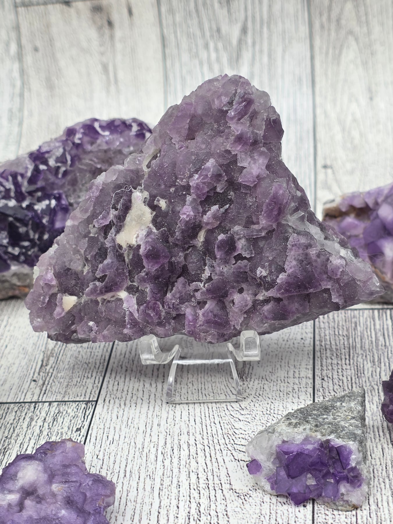 Purple Fluorite Cluster