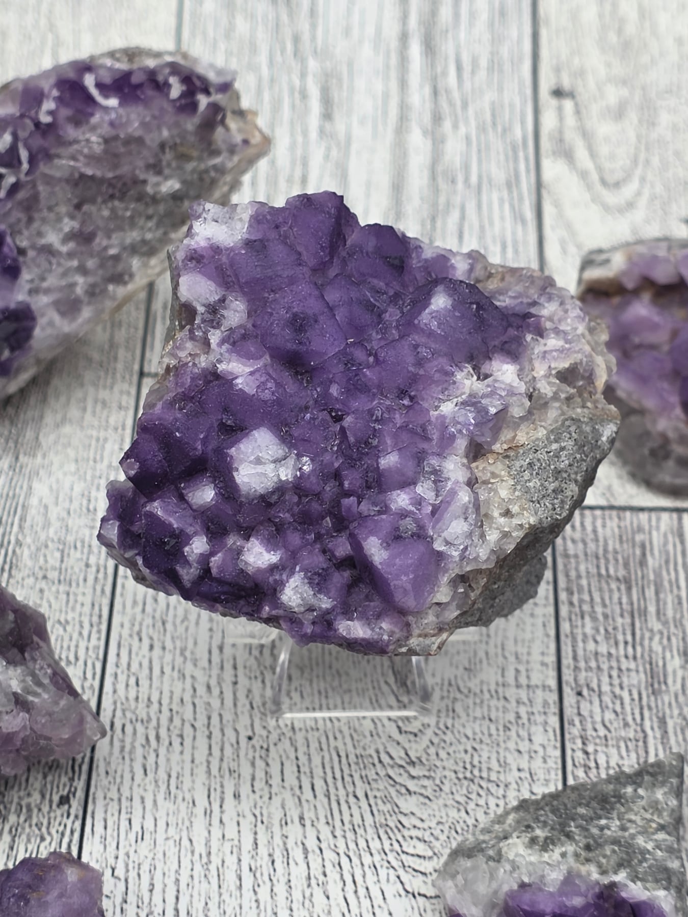 Purple Fluorite Cluster
