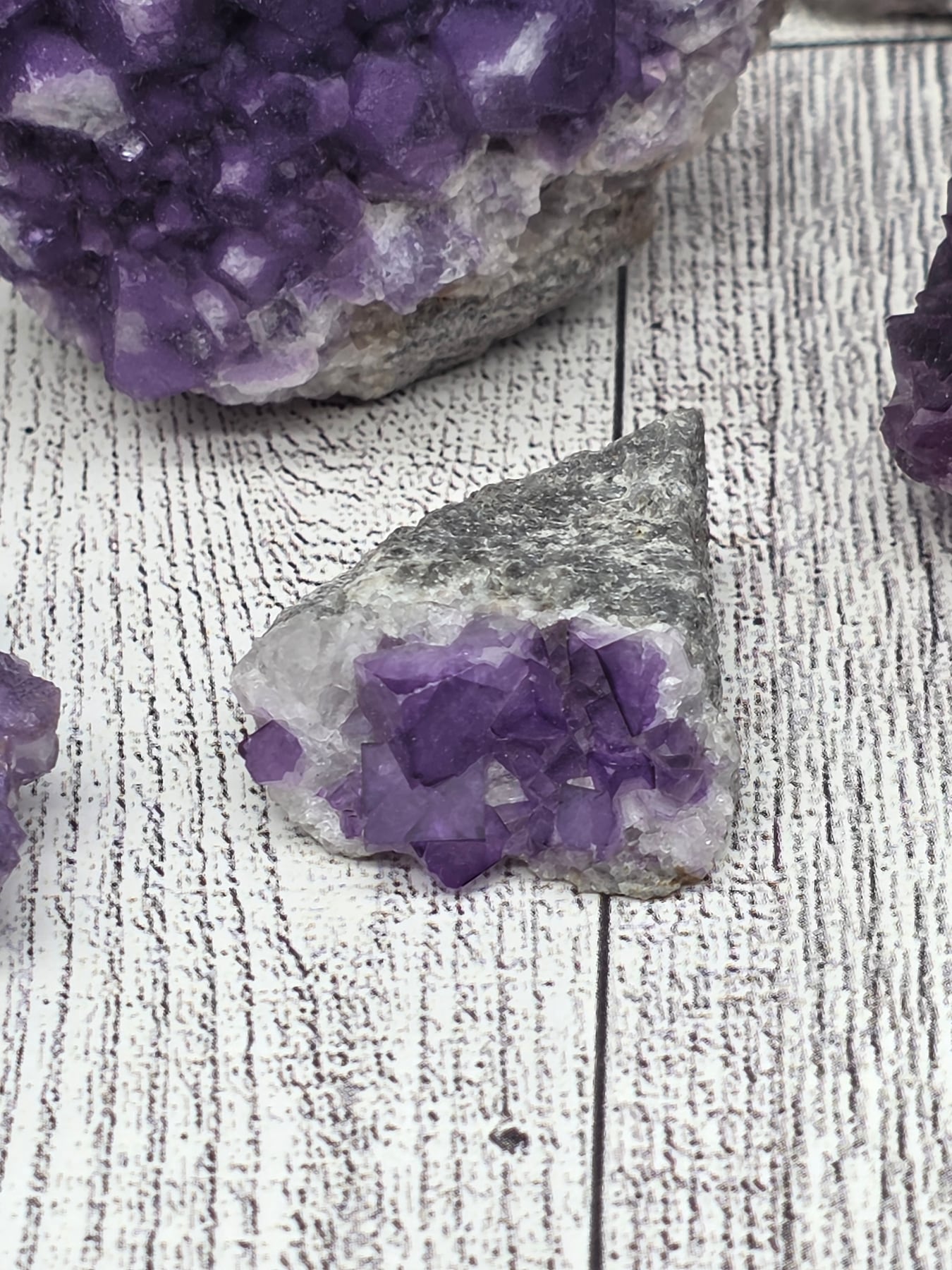 Purple Fluorite Cluster