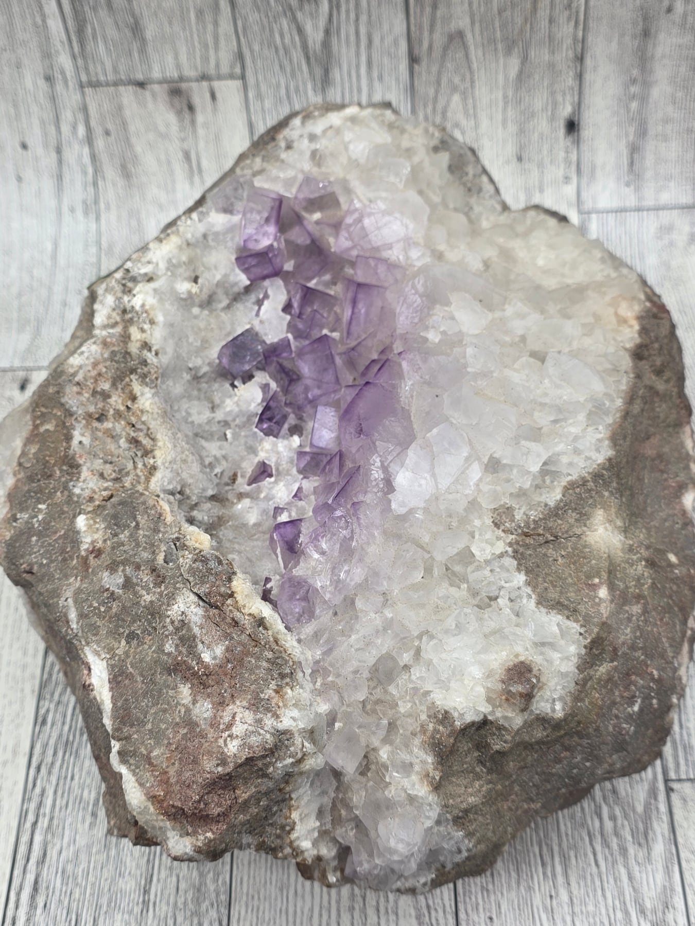 Large Natural Fluorite Cluster