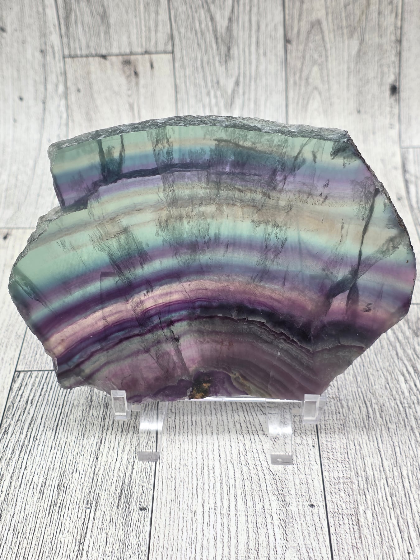 Rainbow Fluorite Slab