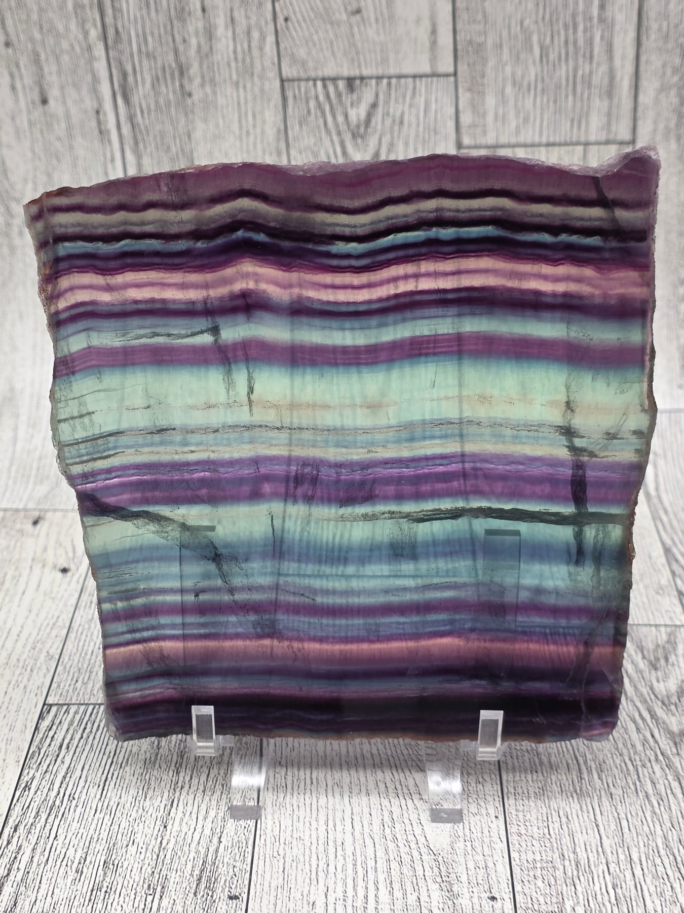 Rainbow Fluorite Slab