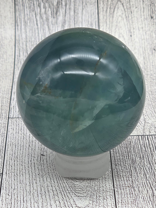Green Fluorite Sphere