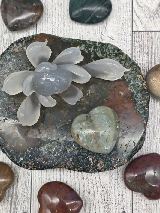 Ocean Jasper Heart