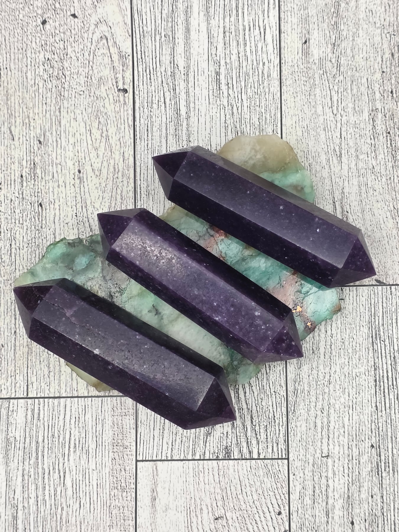Lepidolite Double Terminated Point