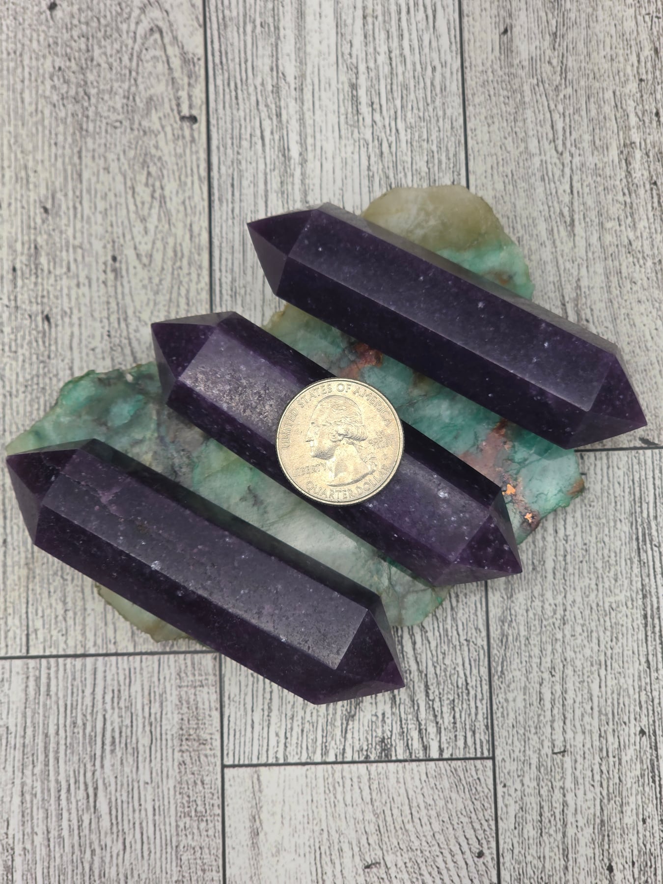 Lepidolite Double Terminated Point
