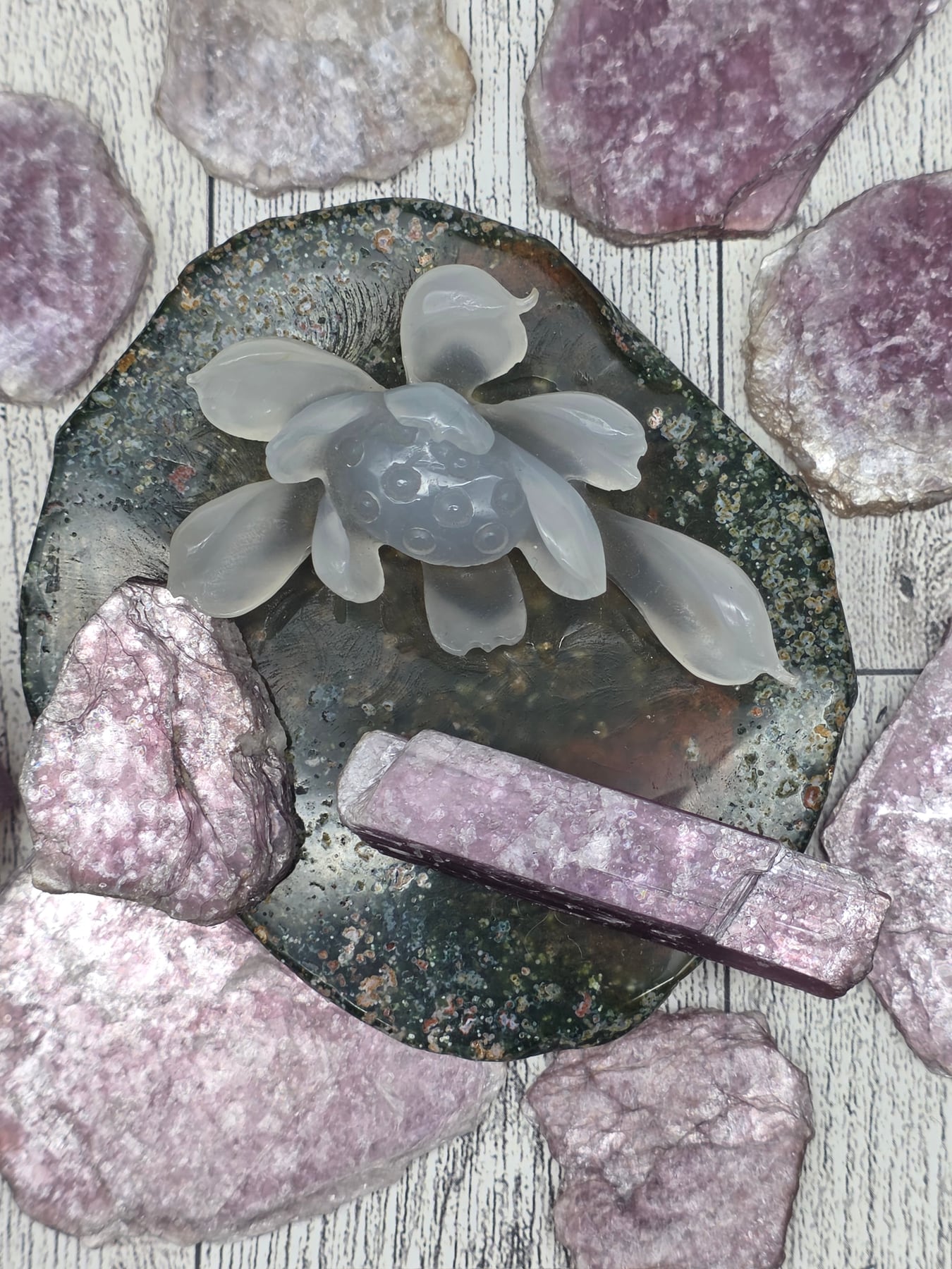 Natural Lepidolite Slab