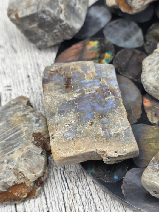 Electric Blue Wisconsin Moonstone