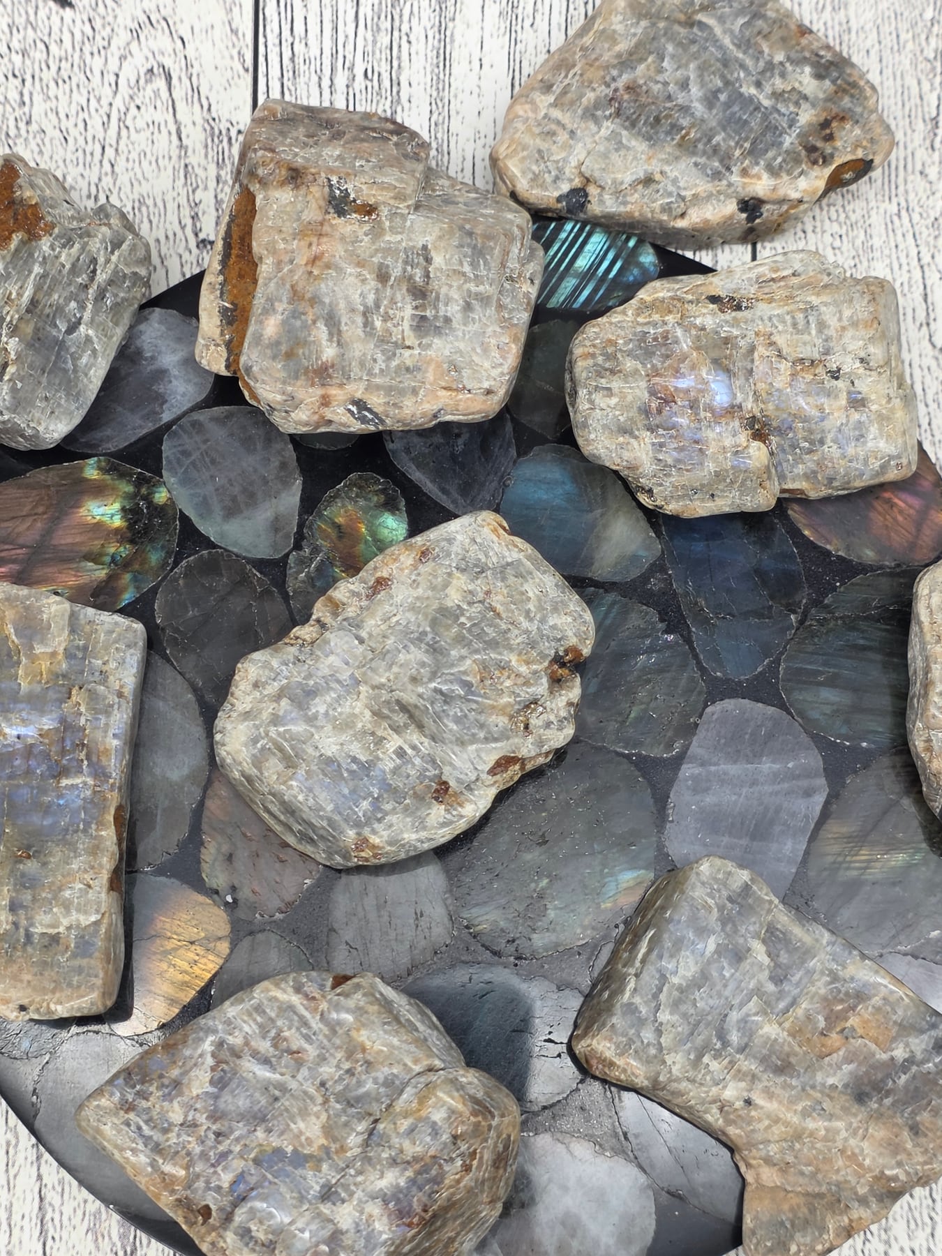Electric Blue Wisconsin Moonstone