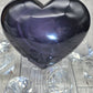 Rainbow Obsidian Heart