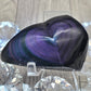 Rainbow Obsidian Heart Carving