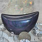 Rainbow Obsidian Moon Carving