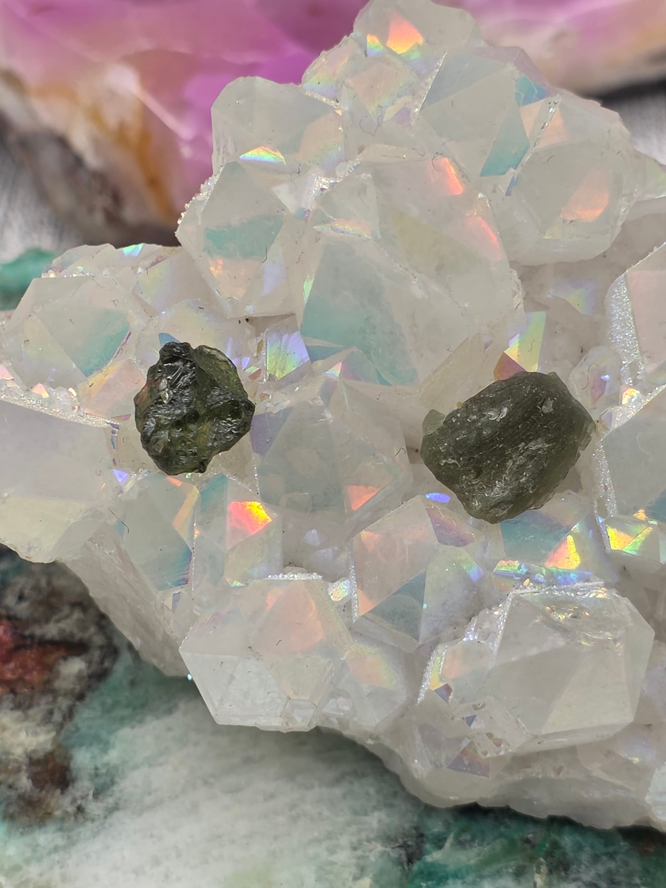 Moldavite Raw Pieces