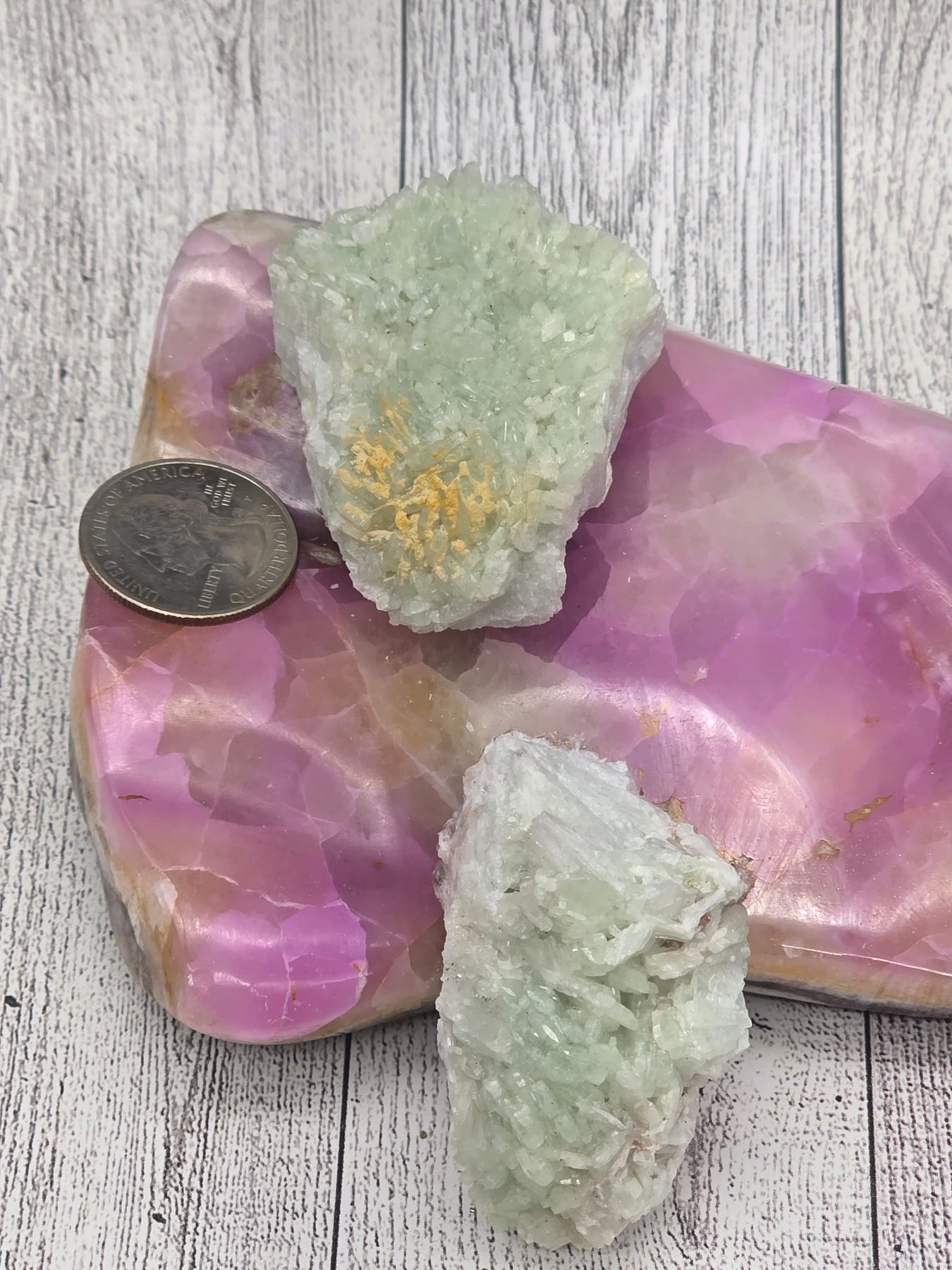 Small Prehnite Cluster