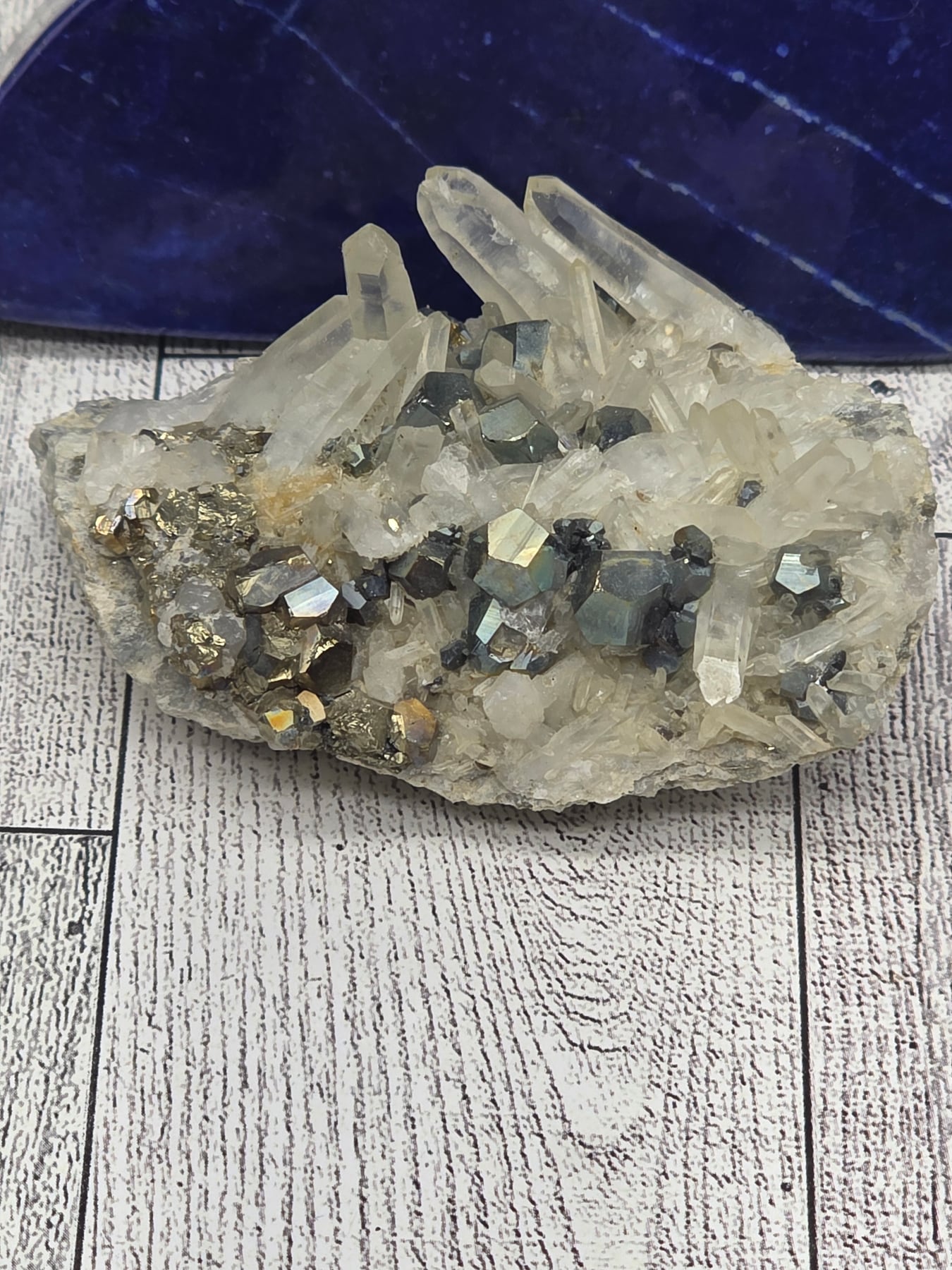 Pyrite and Quartz Cluster