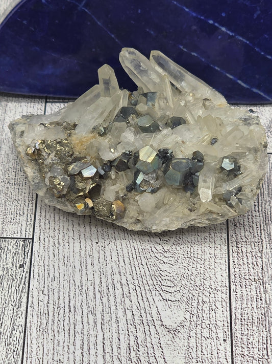 Pyrite and Quartz Cluster