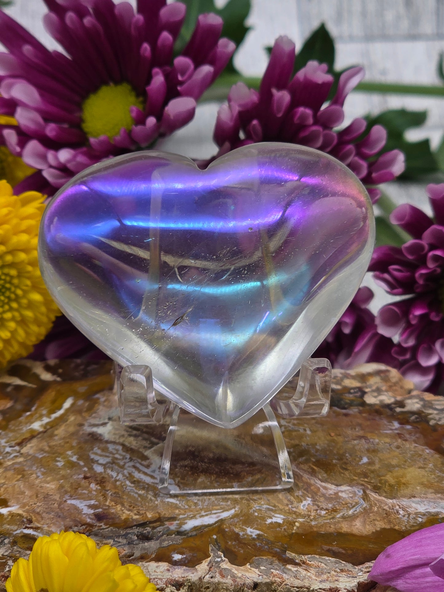 Angel Aura Quartz Heart