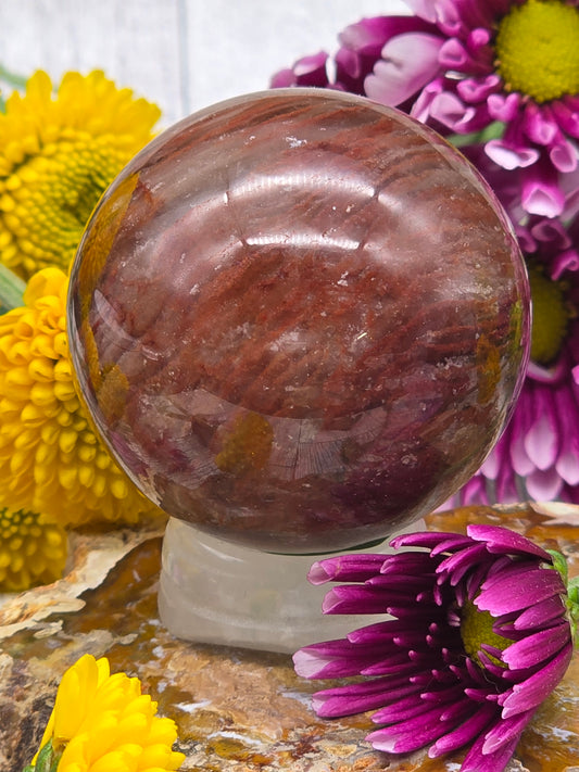 Thousand Layer Garden Quartz Sphere