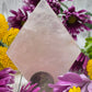 Rose Quartz Diamond Flame