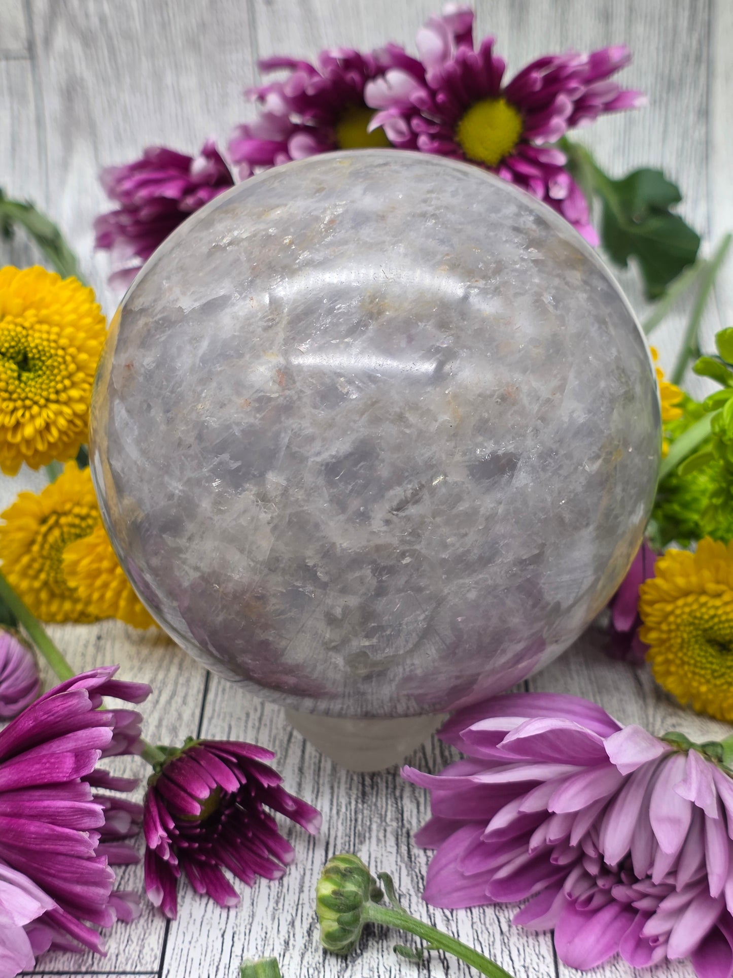 Blue Quartz Sphere
