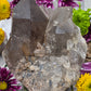Rutilated Smoky Quartz Cluster