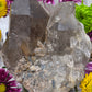 Rutilated Smoky Quartz Cluster