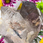 Rutilated Smoky Quartz Cluster