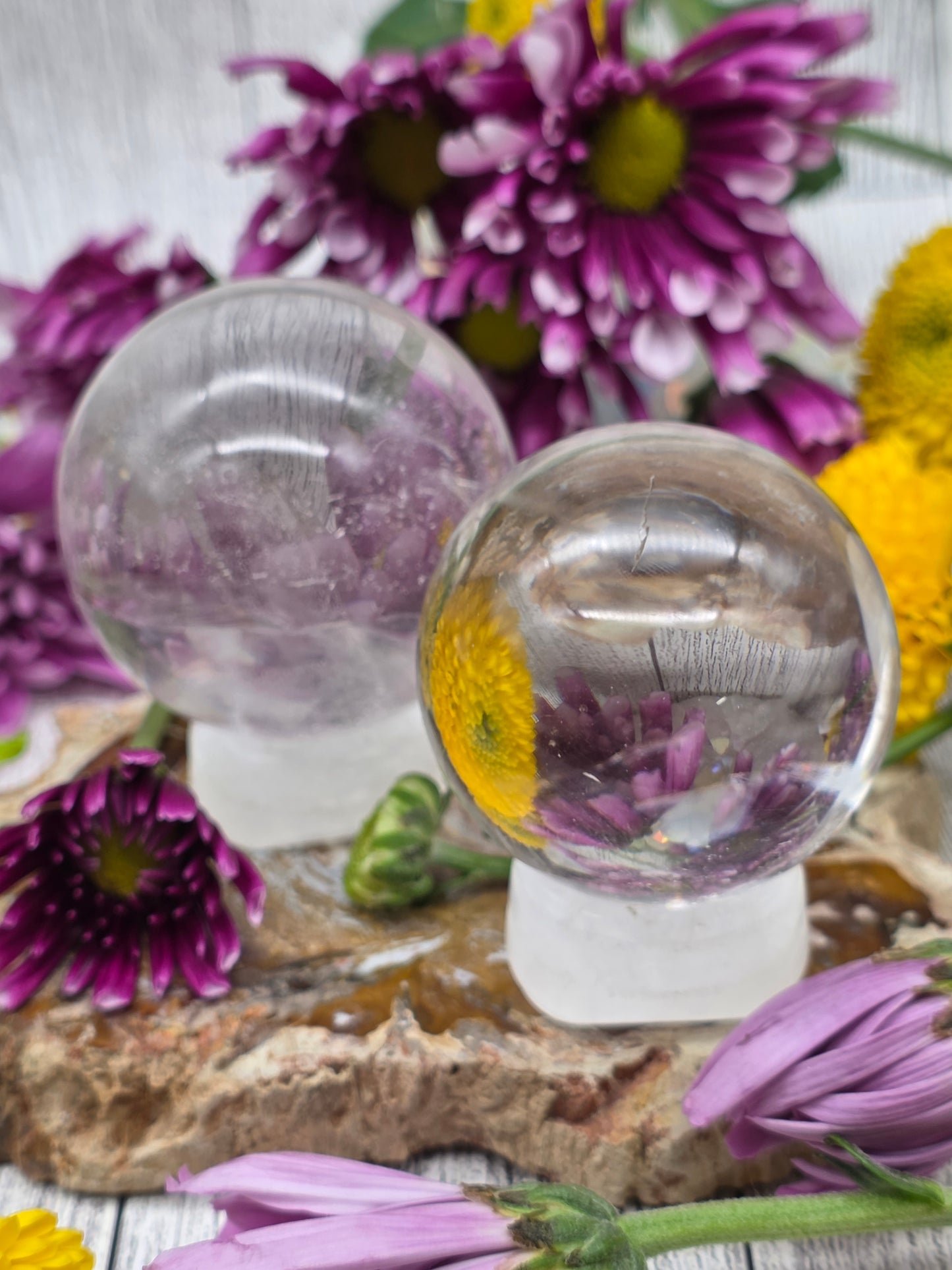 Grade A Clear Quartz Sphere Large