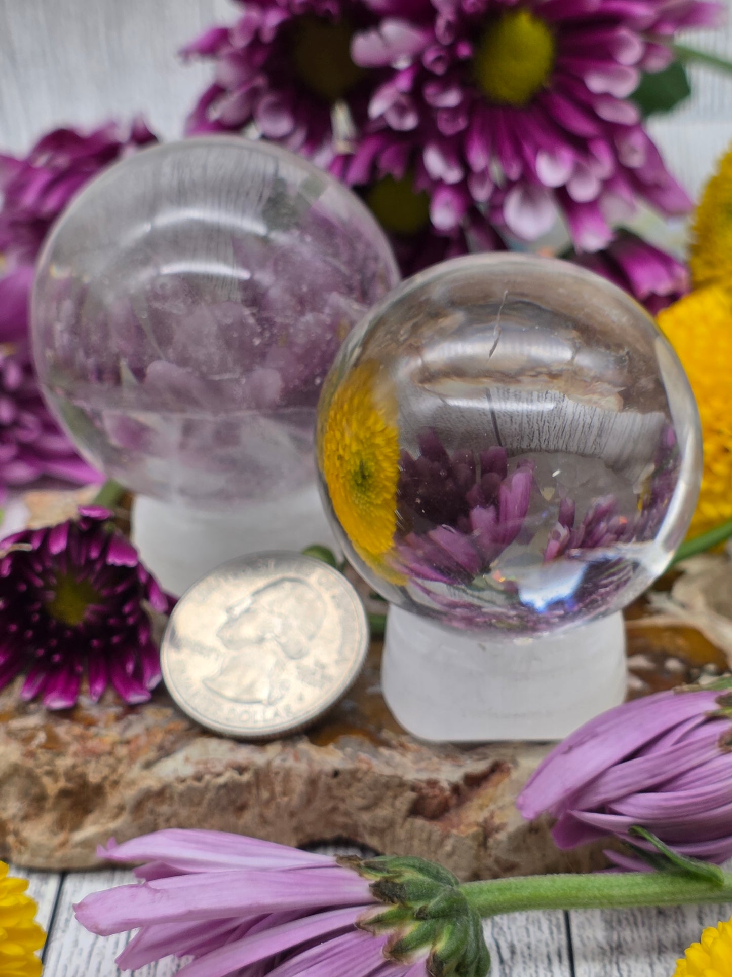 Grade A Clear Quartz Sphere Large