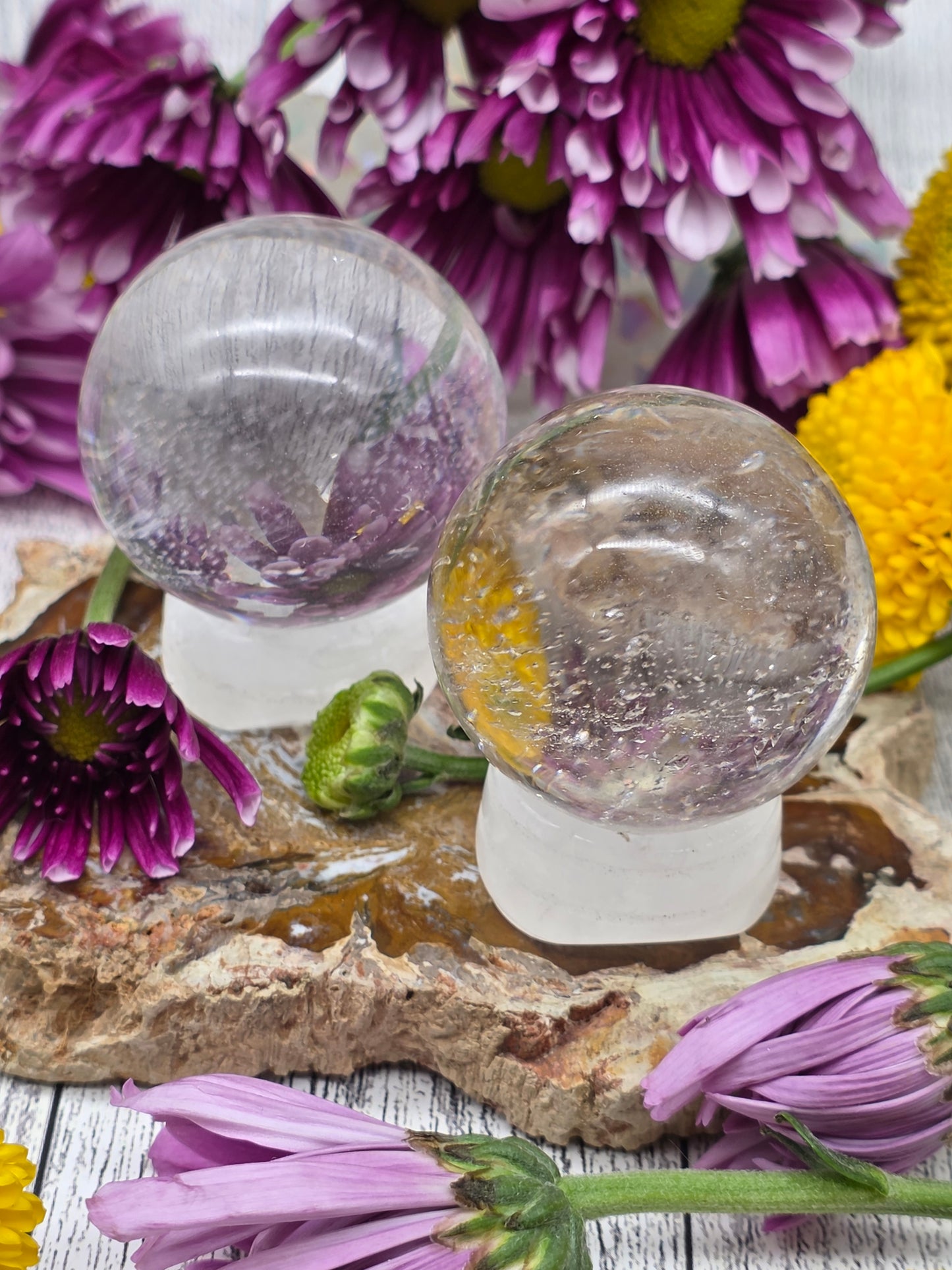 Grade A Clear Quartz Sphere Medium