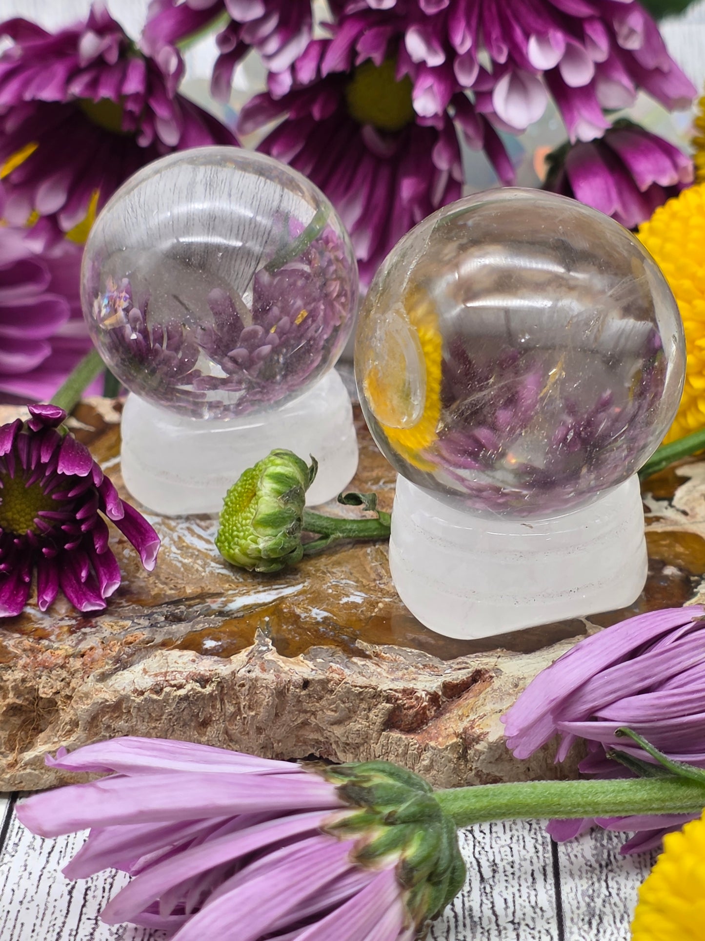 Clear Quartz Sphere Grade A Small
