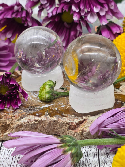 Clear Quartz Sphere Grade A Small