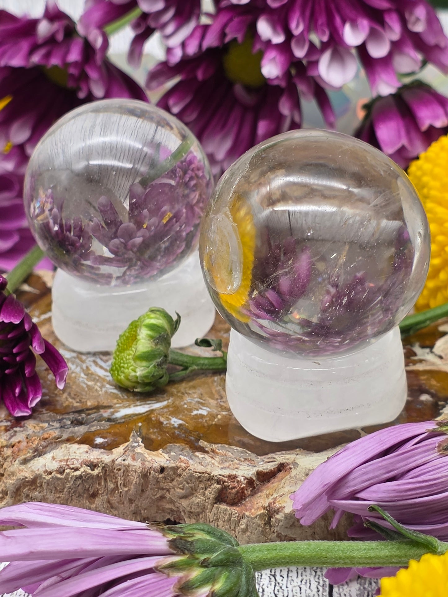 Clear Quartz Sphere Grade A Small