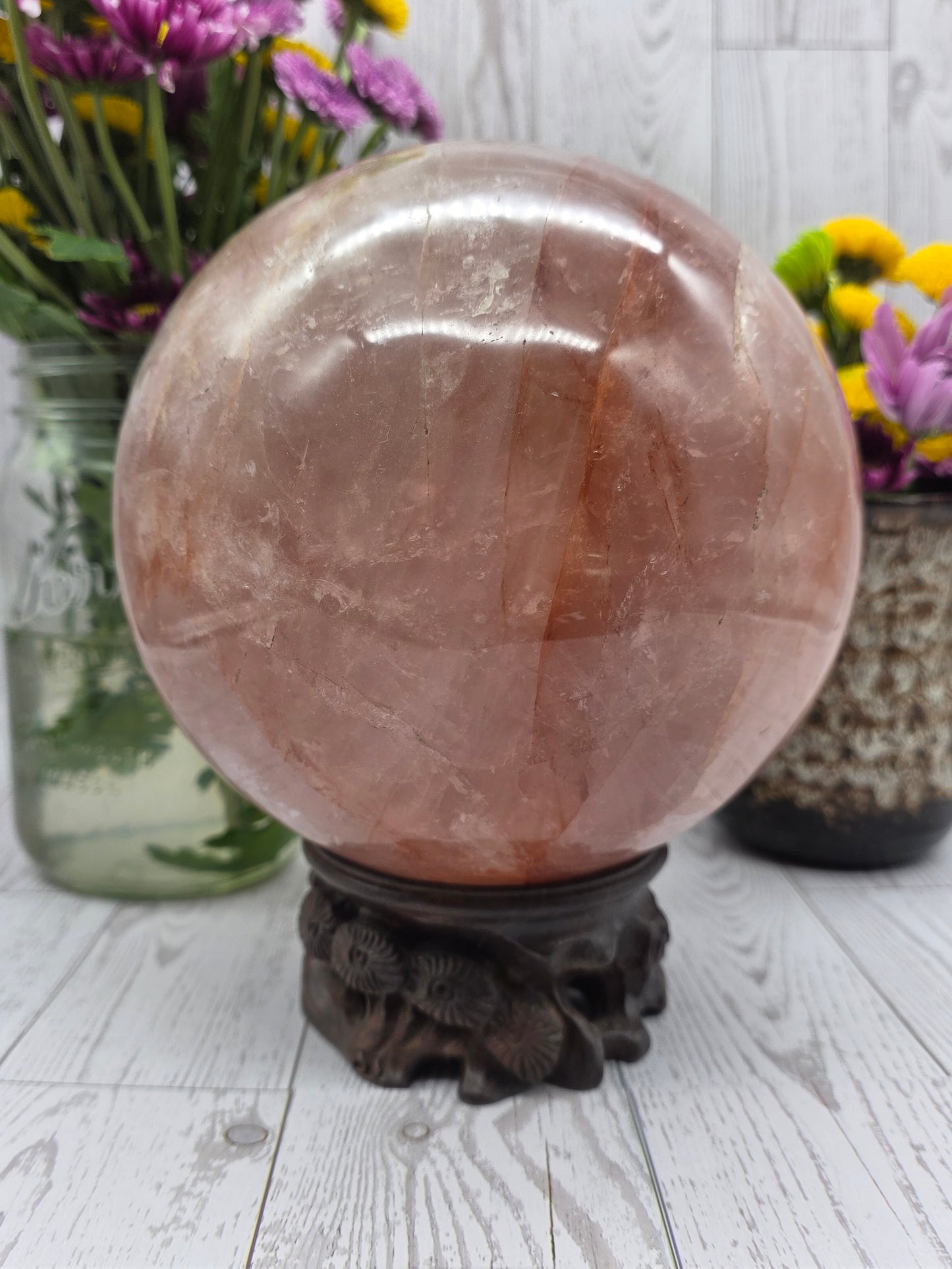 Fire Quartz Sphere