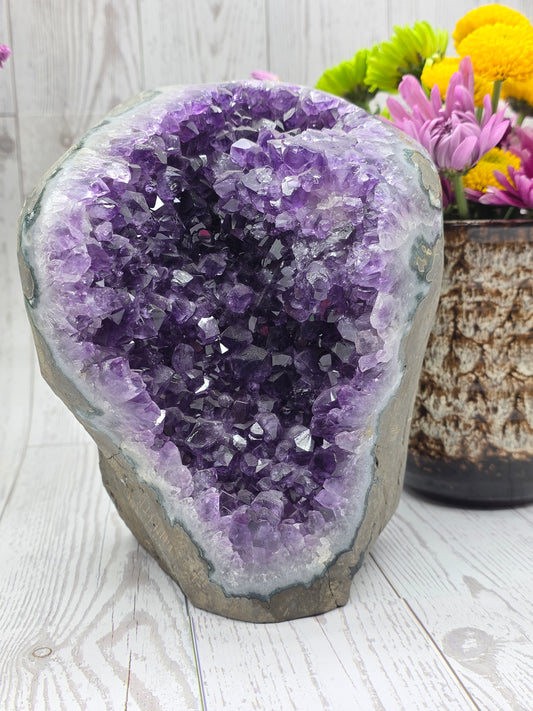 Stunning Amethyst Geode - Natural Purple Crystal
