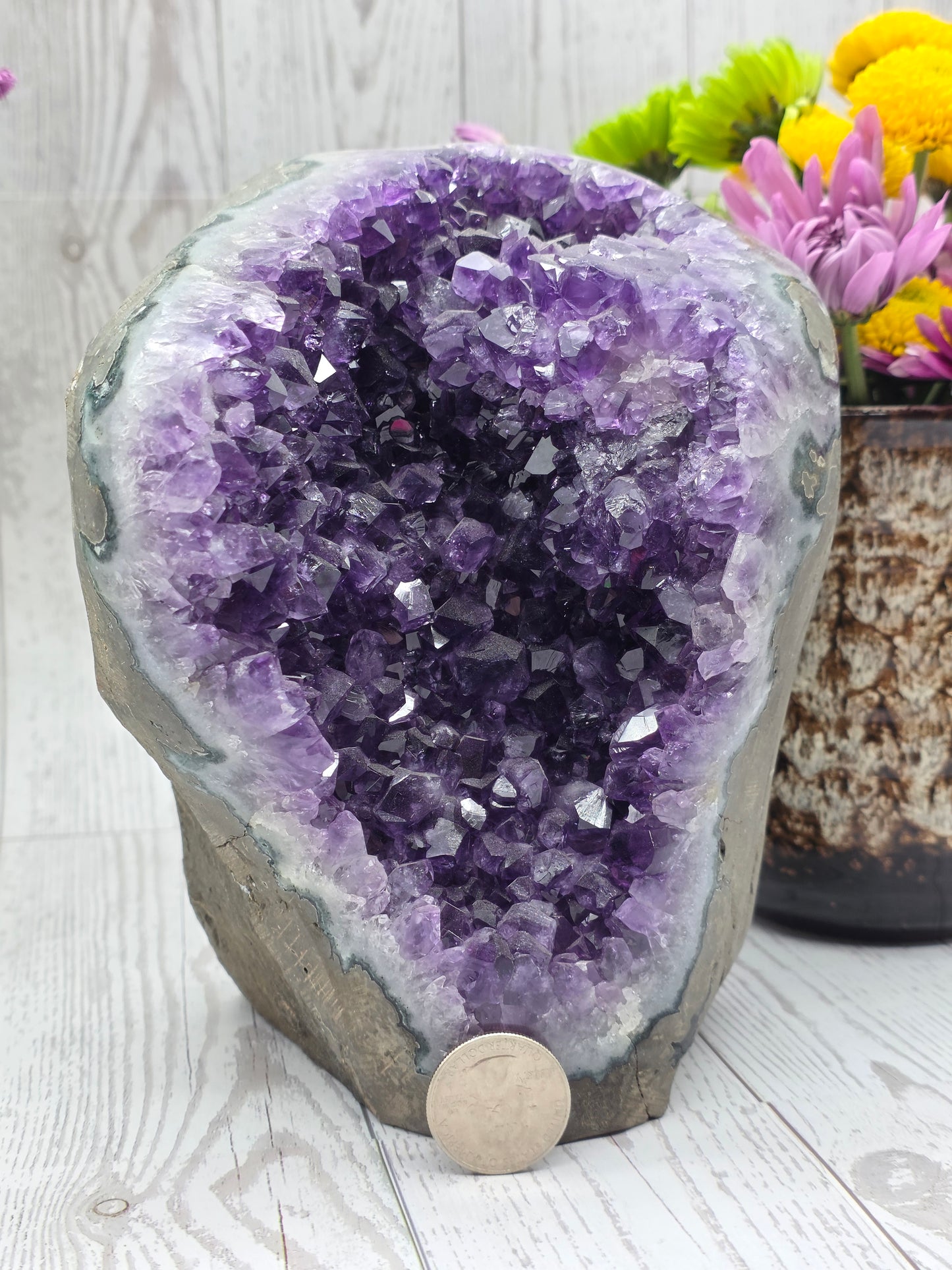 Stunning Amethyst Geode - Natural Purple Crystal