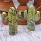 Serpentine Cactus Carving