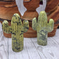 Serpentine Cactus Carving