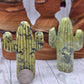 Serpentine Cactus Carving