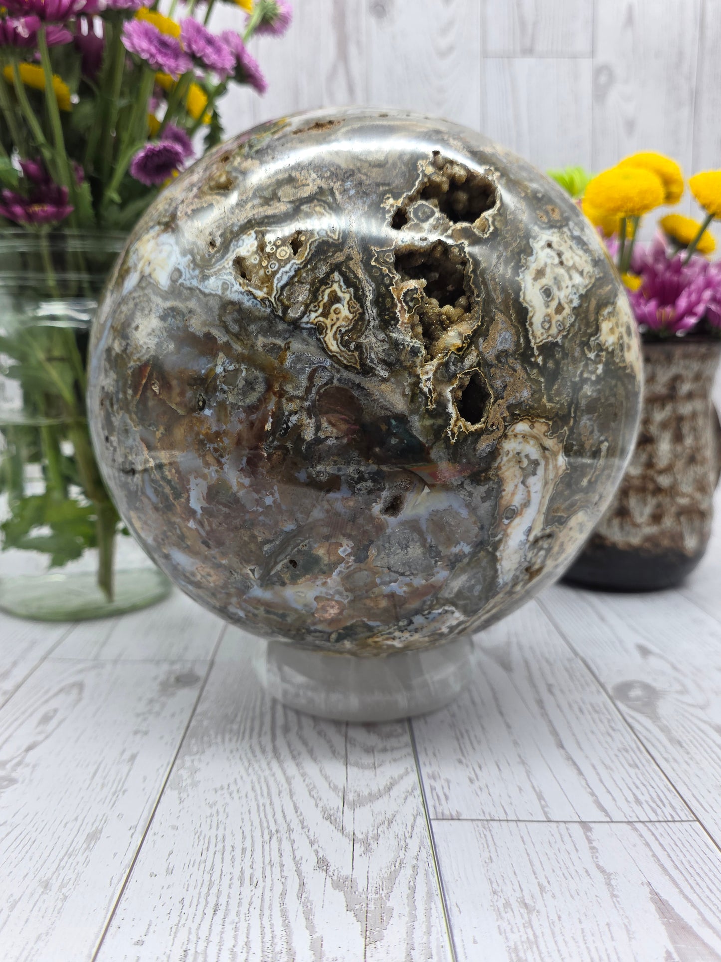 Extra Large Ocean Jasper Sphere