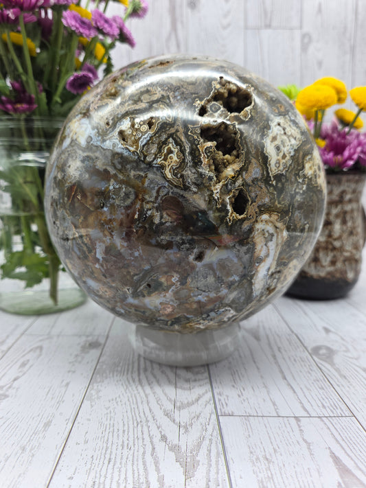 Extra Large Ocean Jasper Sphere